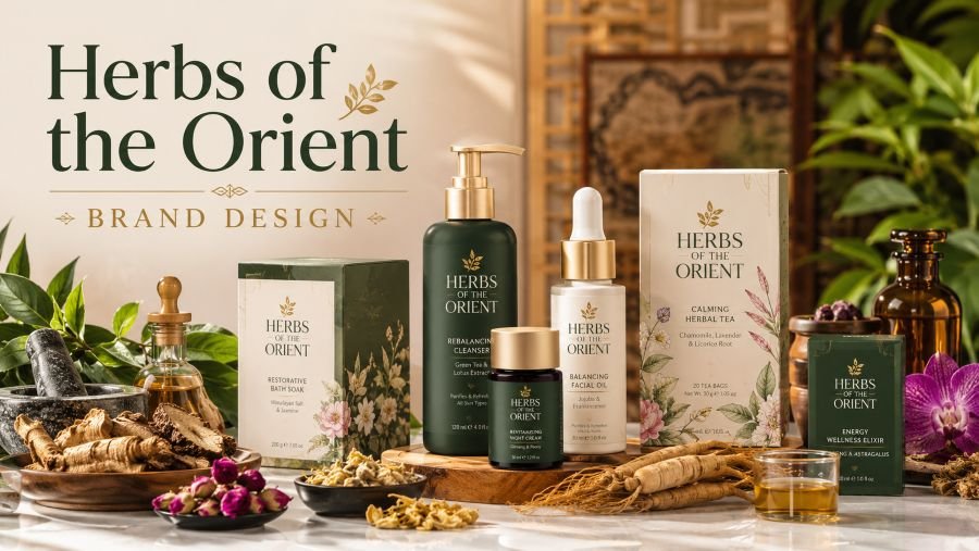 Herbs of the Orient Brand Design